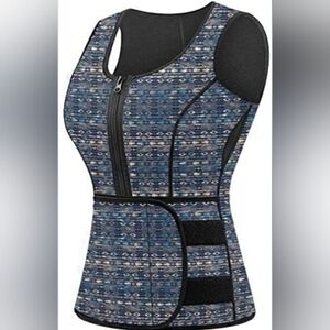 WAIST TRAINER NEOPRENE Sweat Vest Waist Trainer with Belt 3XL